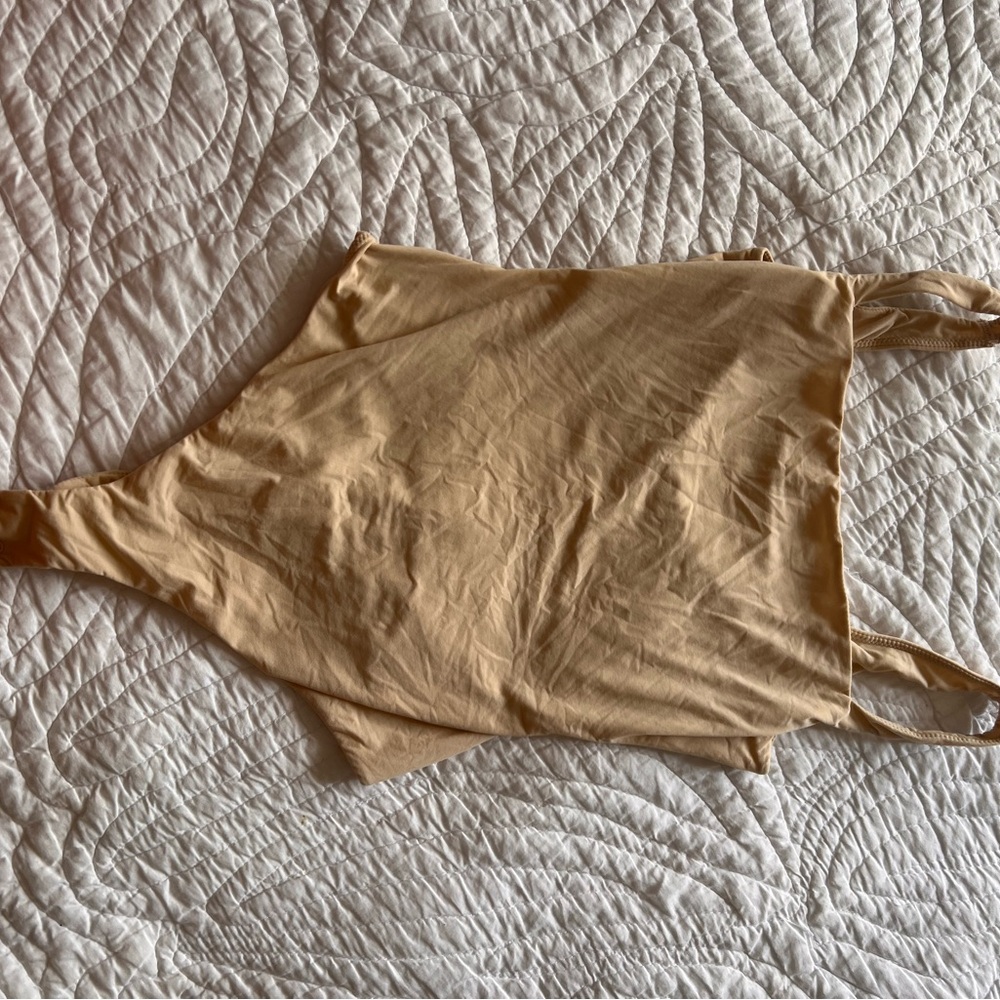 Tan Sleeveless Bodysuit